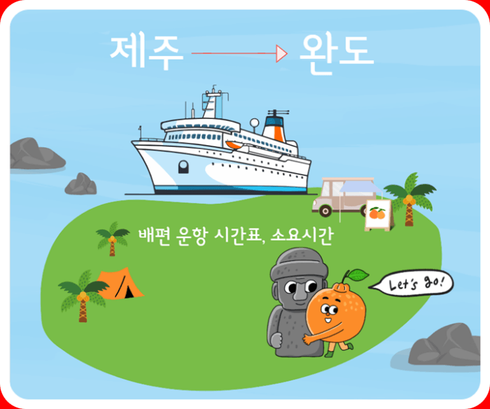 제주에서 완도가는 배편