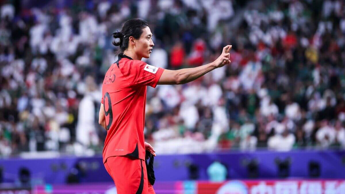 동점골을 넣은 조규성 선수