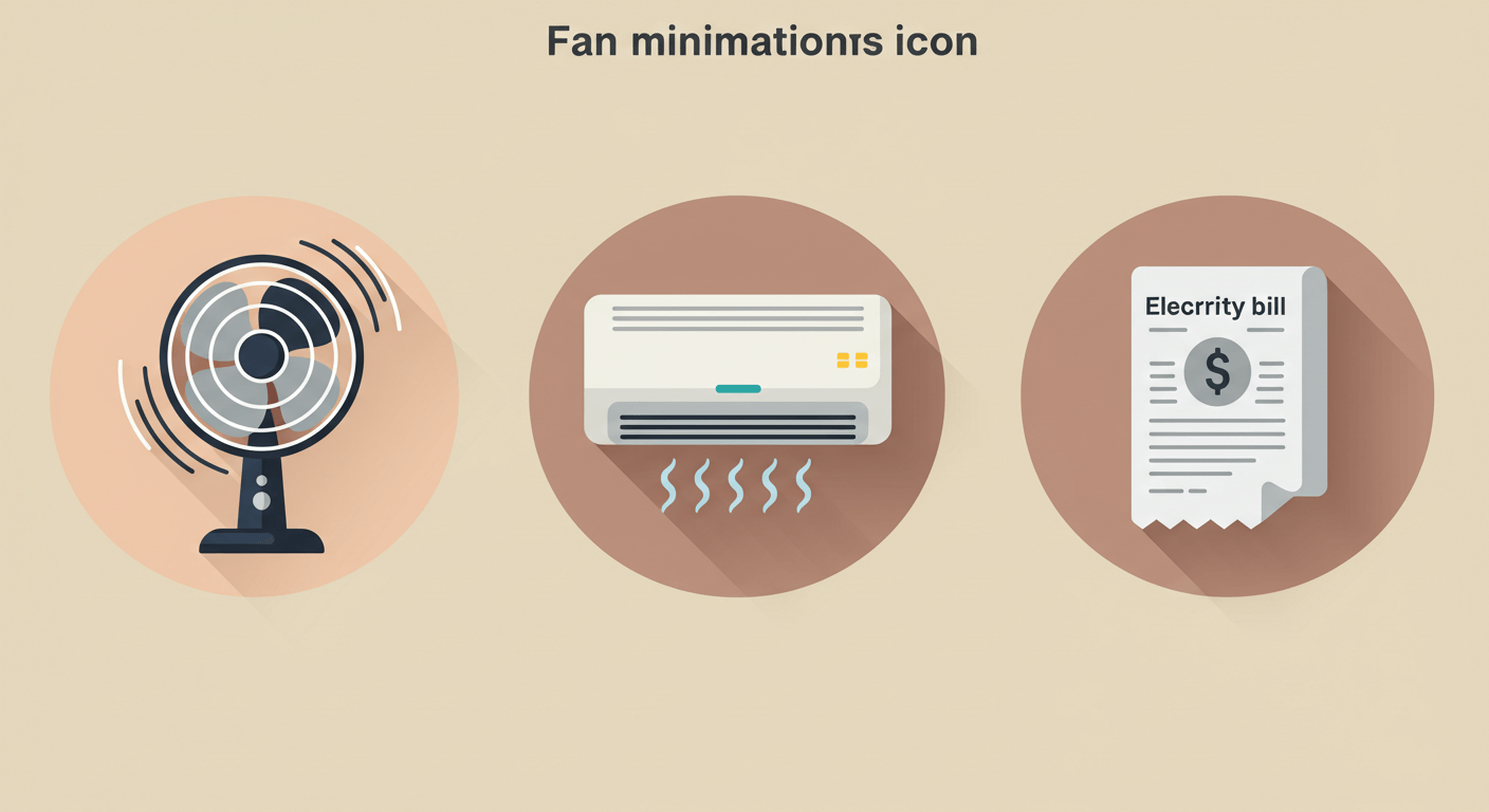 선풍기 vs 에어컨 전기요금 비교