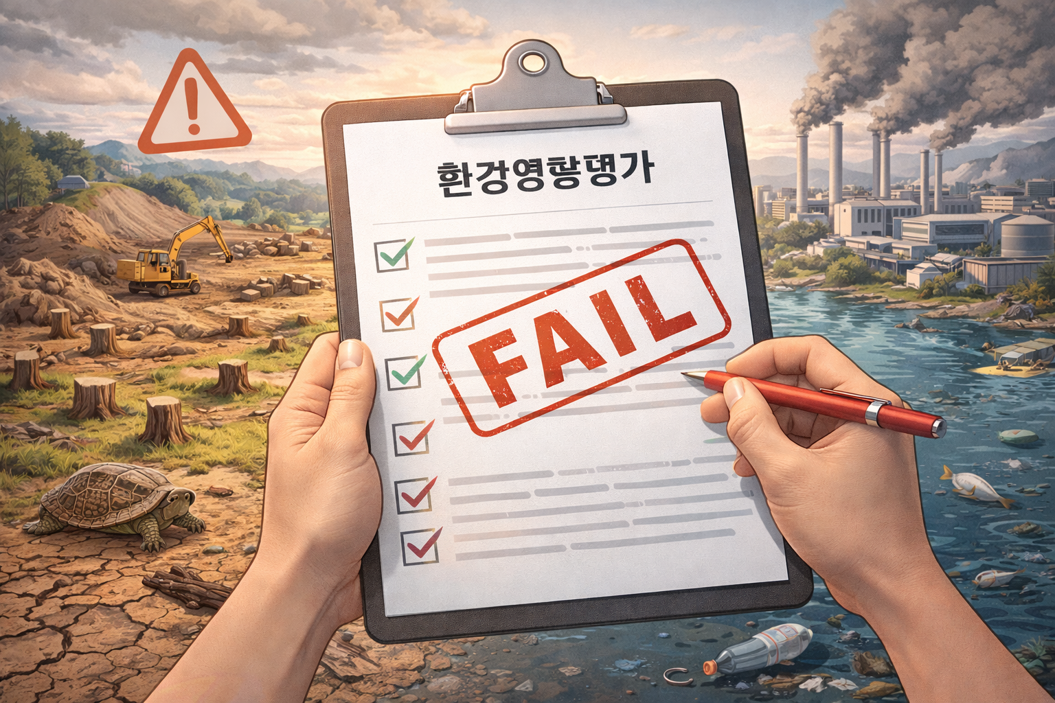 환경영향평가 통과 못하면