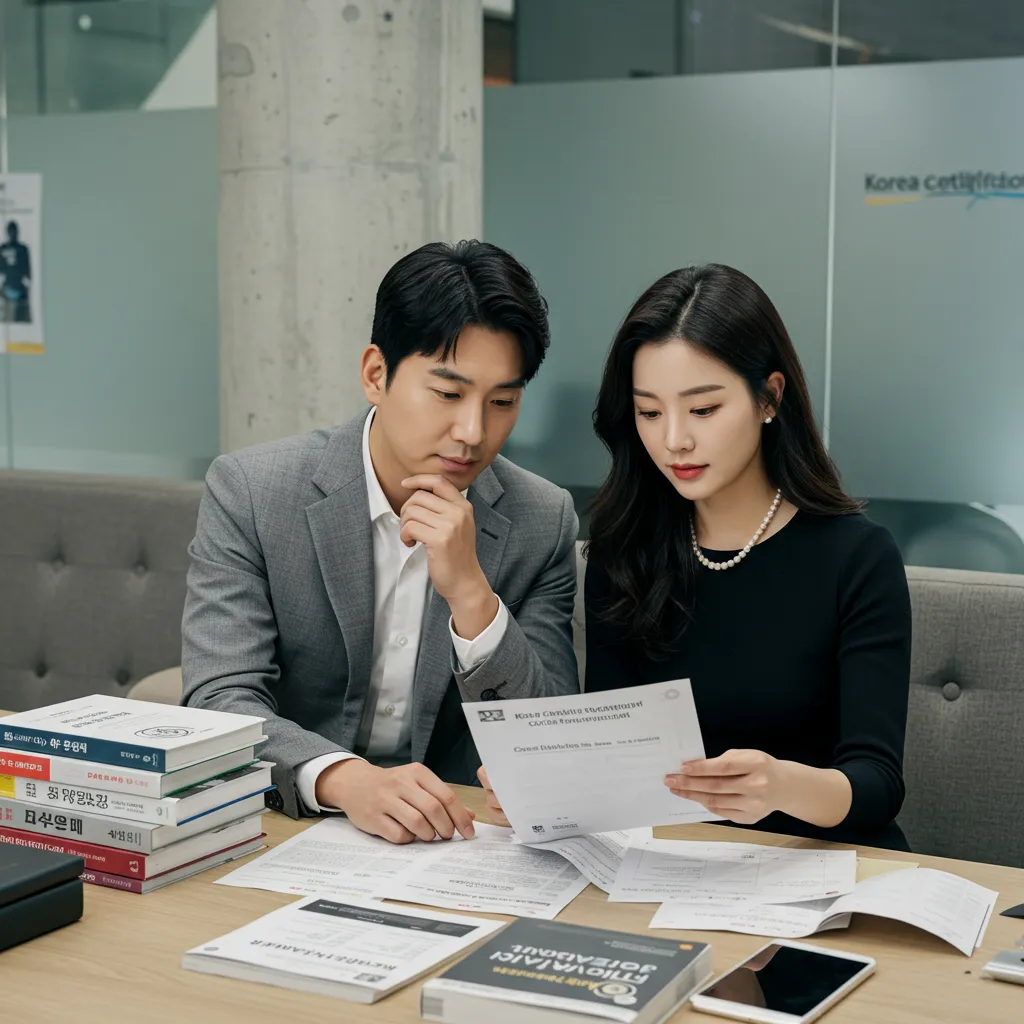 한국자격증협회_공부_남녀의모습