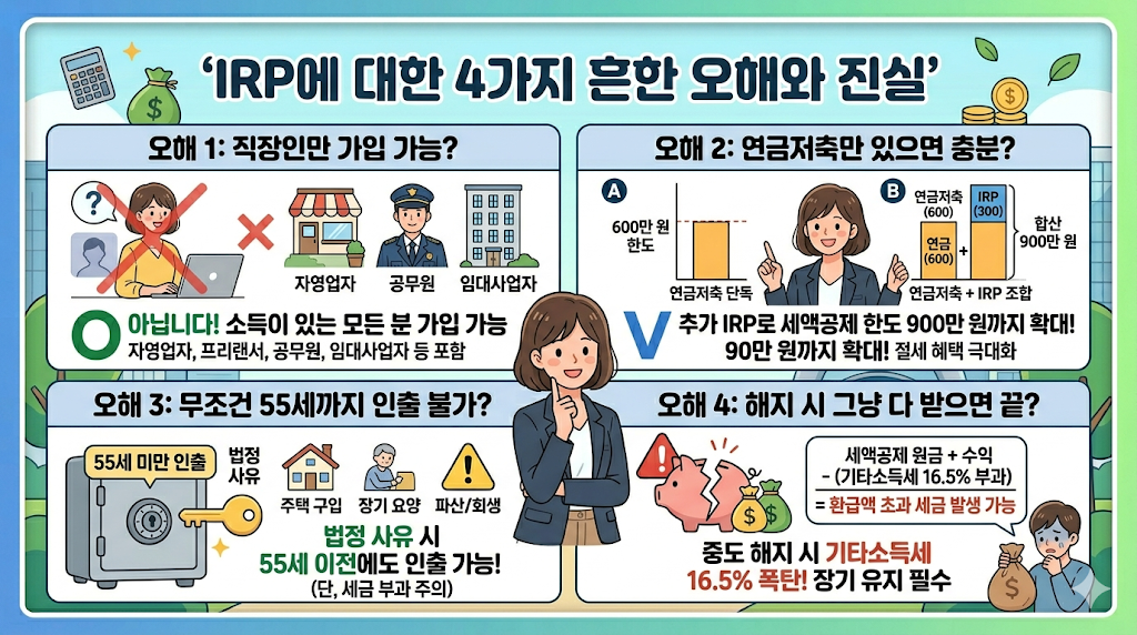 IRP 오해와 진실 , IRP 계좌