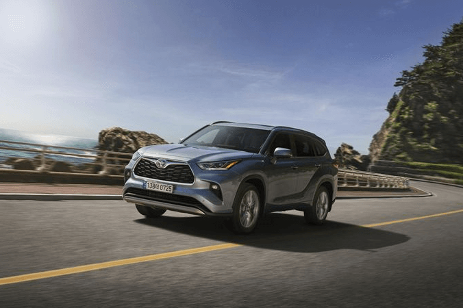 토요타 하이랜더 하이브리드 준대형 SUV 출시 가격