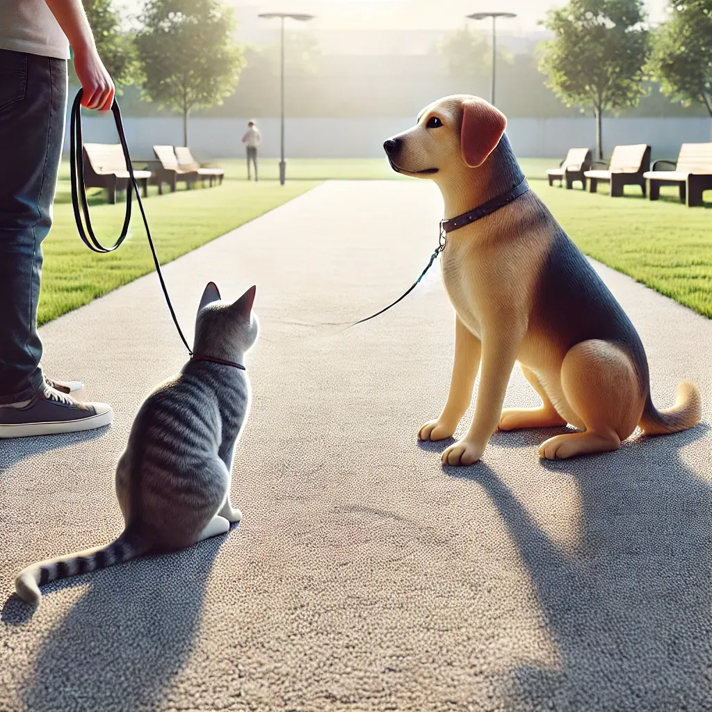 강아지가 다른 동물과 친해지게 하는 방법