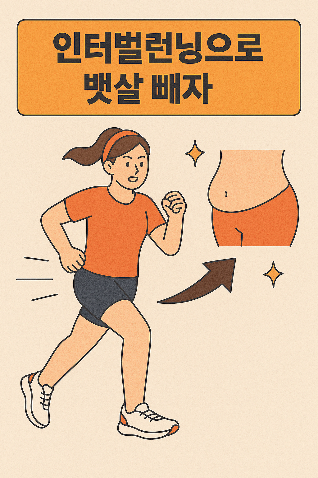 🔥 인터벌 러닝으로 뱃살 줄이는 효과적인 방법