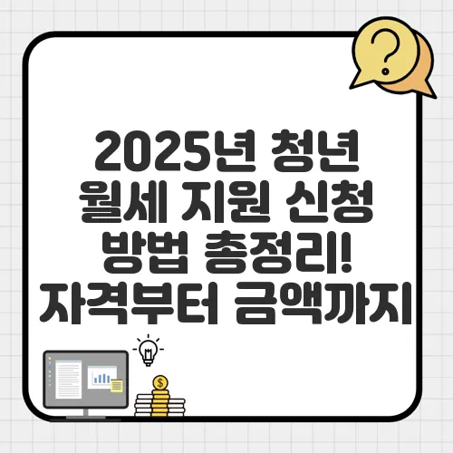 2025년 청년 월세 지원 신청 방법 총정리! 자격부터 금액까지