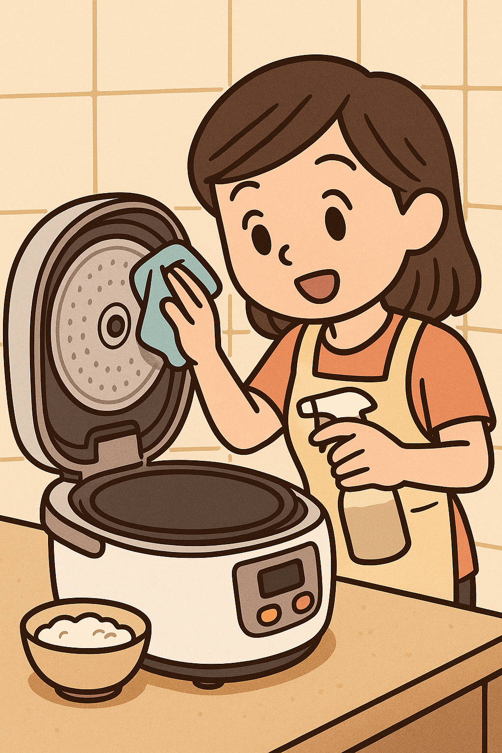 전기밥솥 청소 꿀팁: 숨어 있는 곰팡이까지 없애는 방법