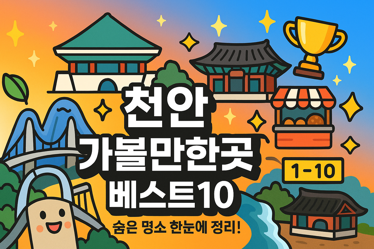 천안 가볼만한곳 베스트10