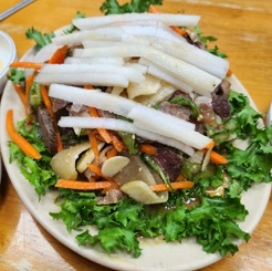 소고기겨자무침