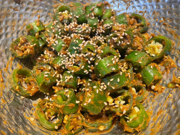 간단한 반찬 - 아삭이고추무침