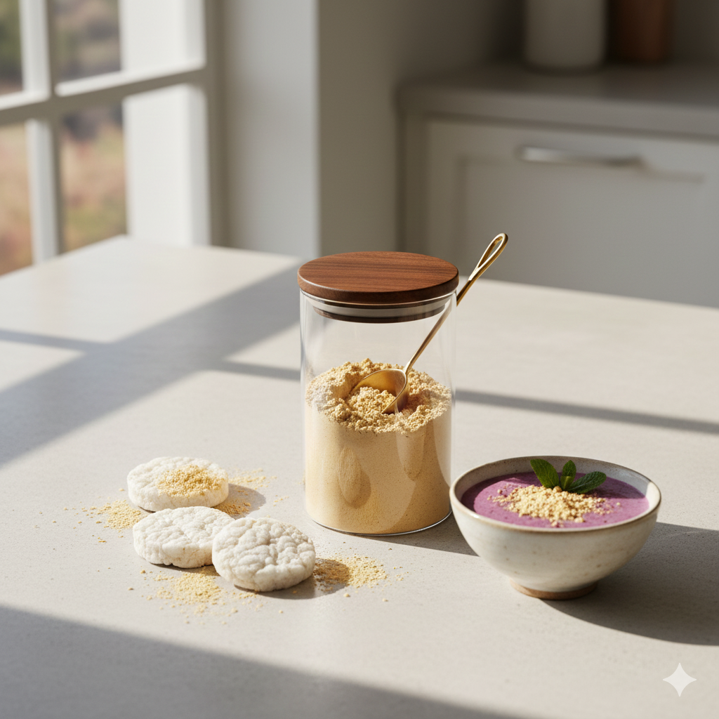 콩가루 보관 - 사진