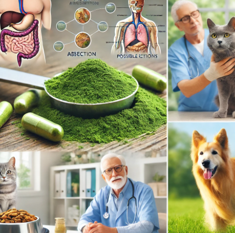 당신만 모르는 노령 반려동물의 건강을 위한 클로렐라 가이드
