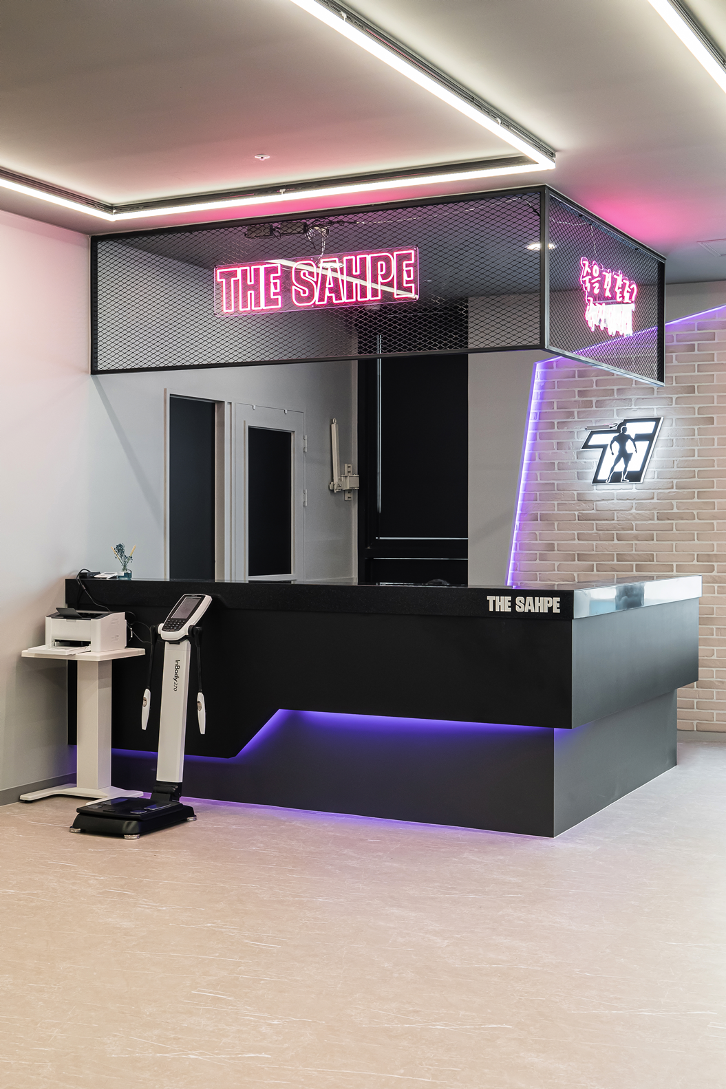 헬스장리셉션인테리어