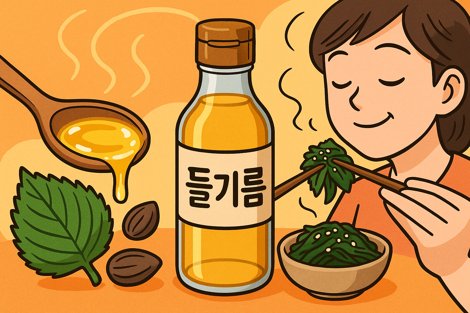 고소함의 정수 참기름