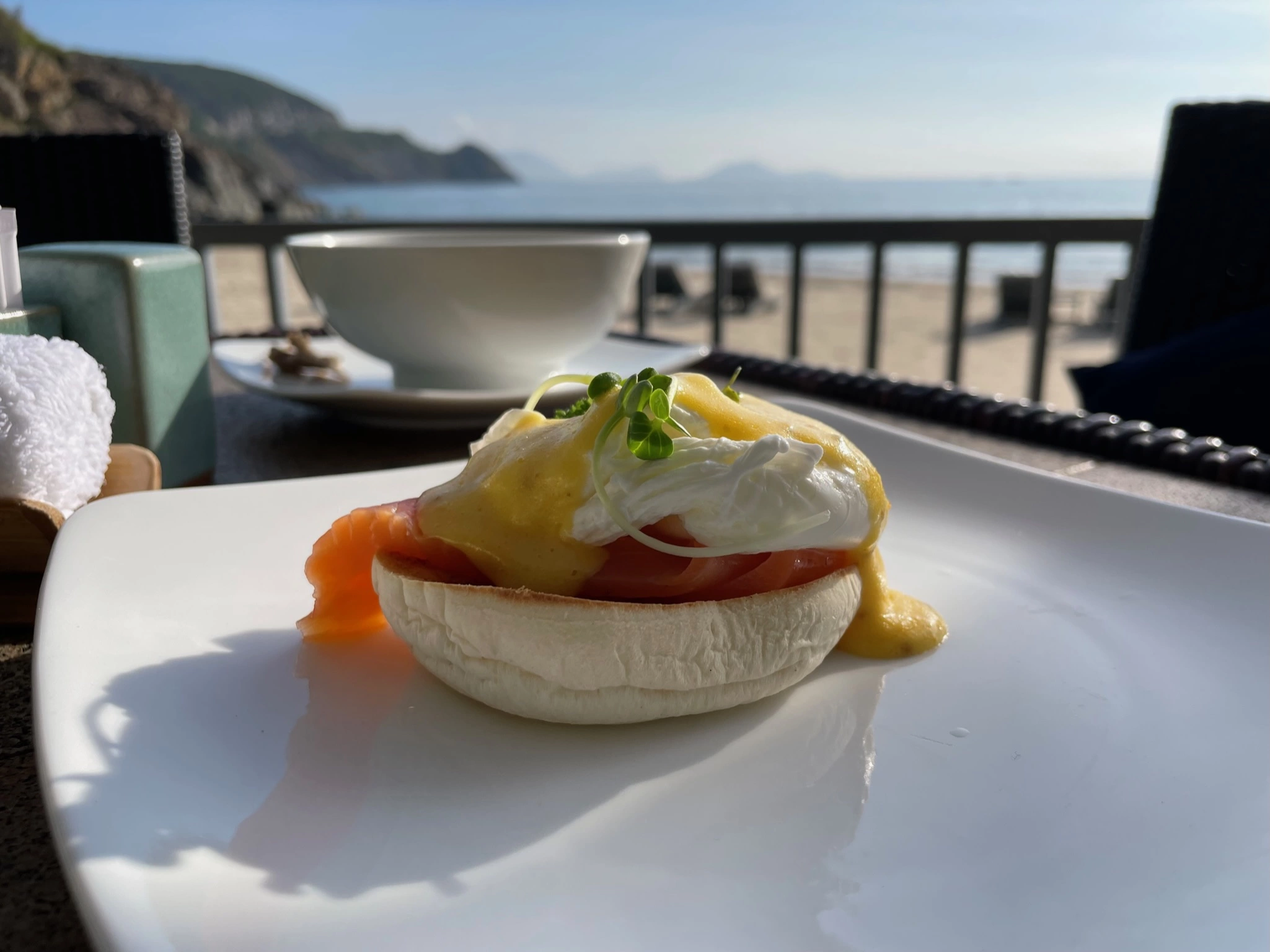 미아 리조트 샌달스 레스토랑 에그 베네딕트