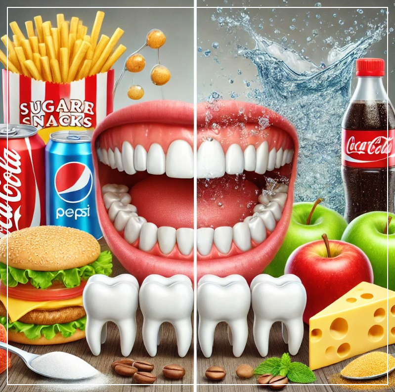 치아 건강에 나쁜 음식과 좋은 음식