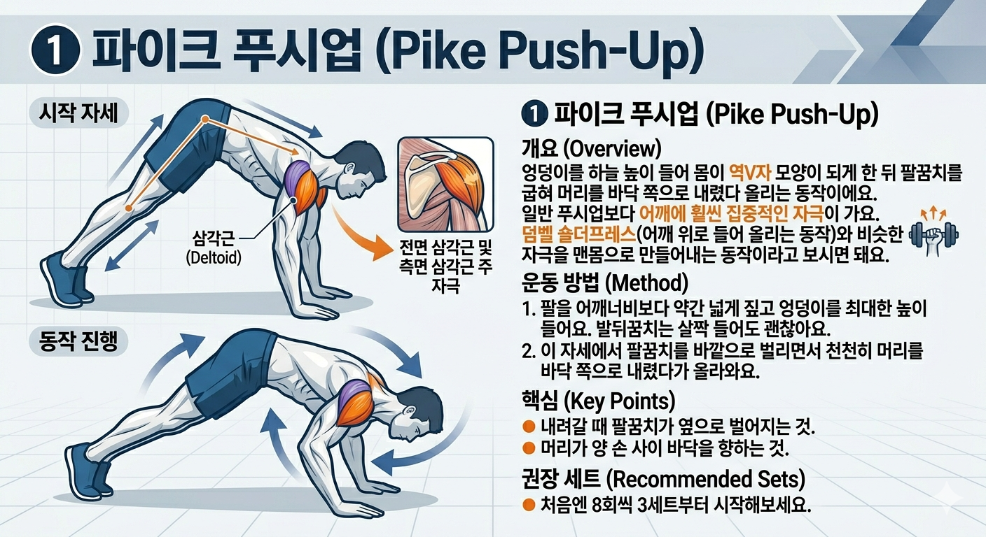 파이크 푸시업자세