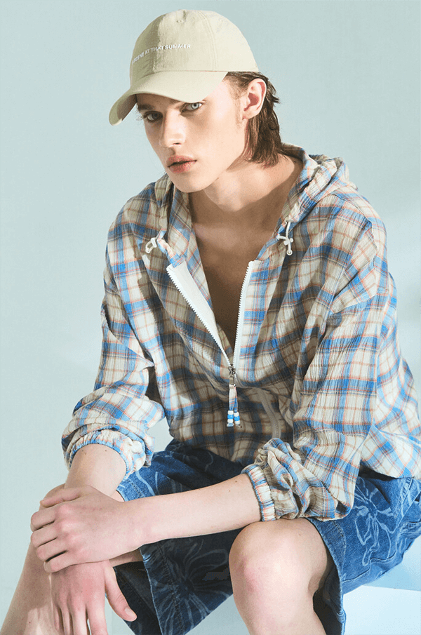 언니네 산지직송 4회 덱스 체크 점퍼