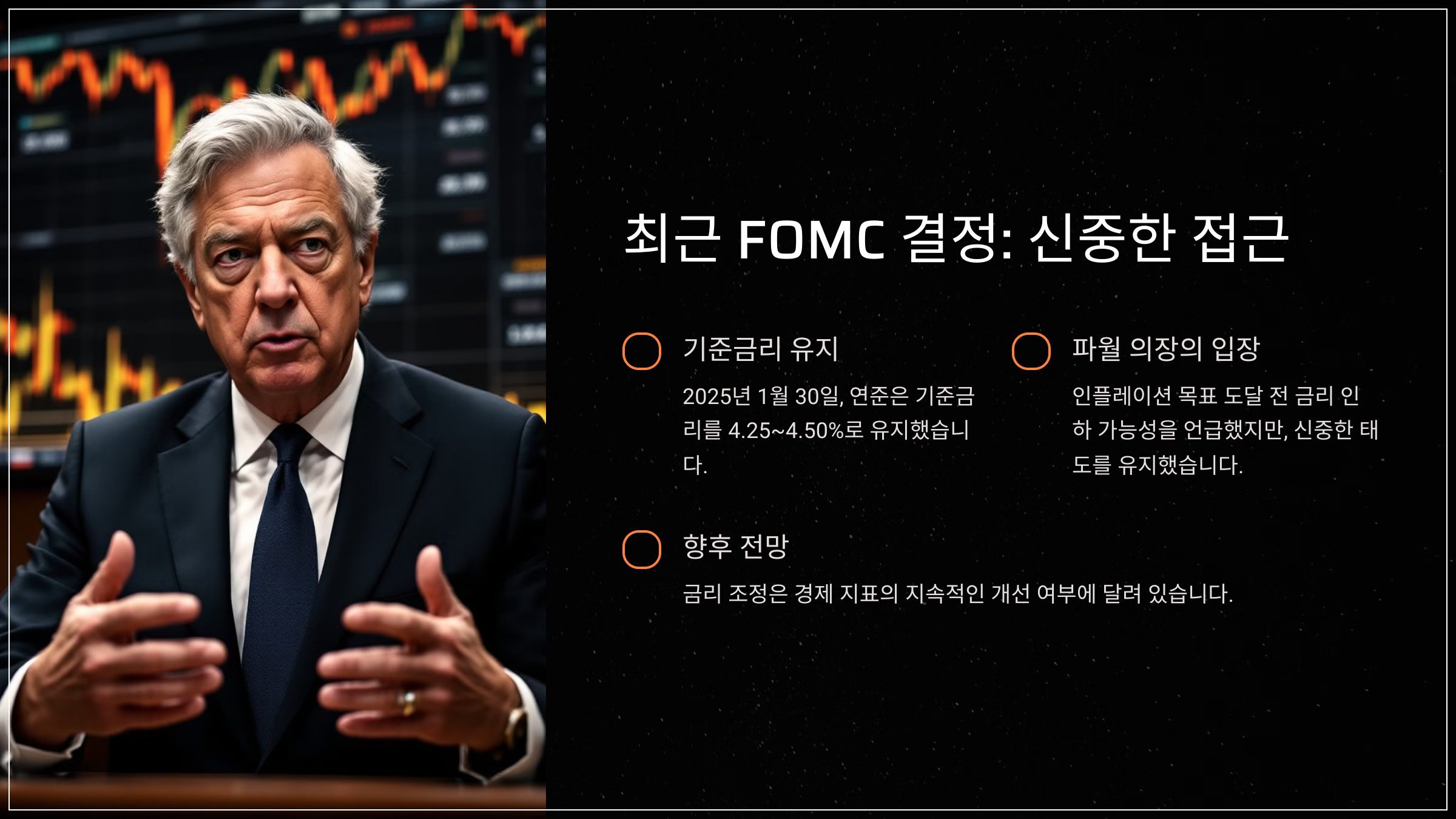 최근 FOMC 결정: 신중한 접근