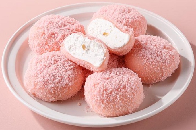 한국의 떡 종류 복숭아떡