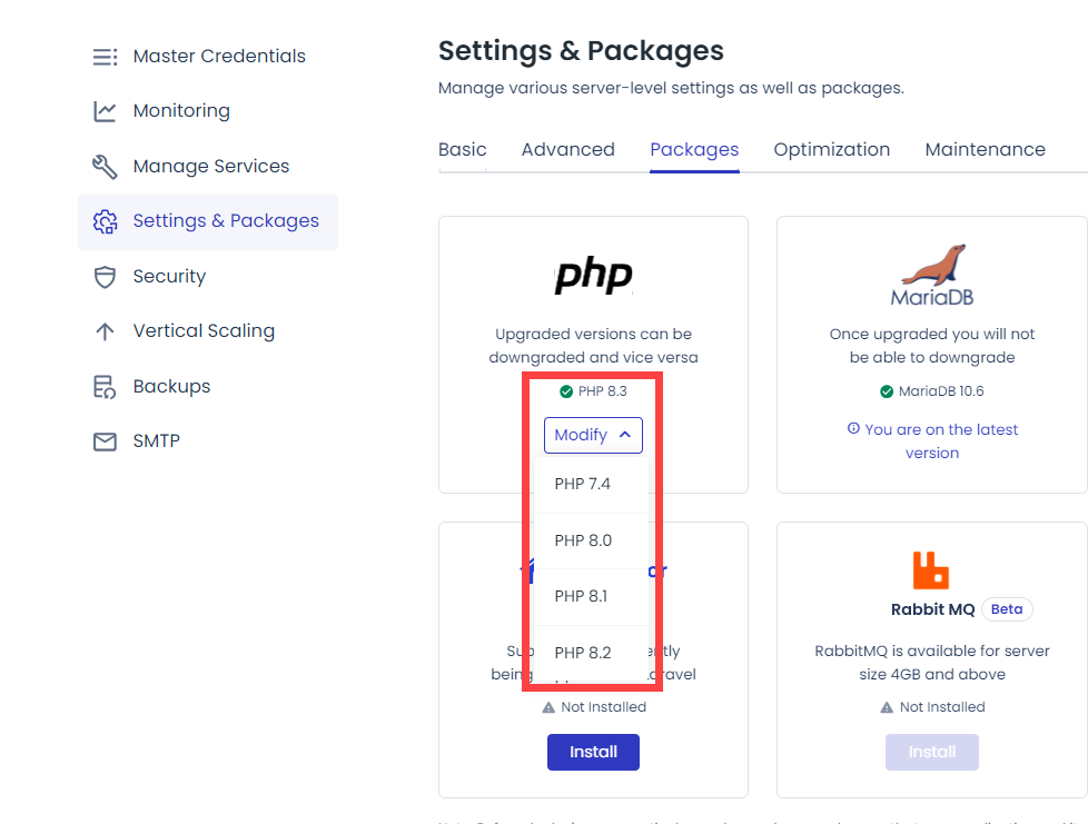PHP 버전 차이로 인한 워드프레스 사이트 이전 실패