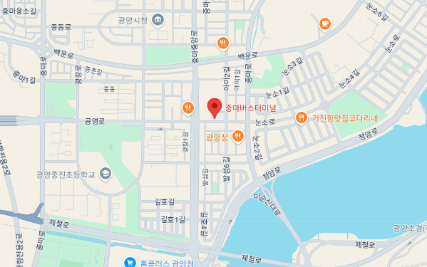 중마(동광양)버스터미널 시간표조회, 예매