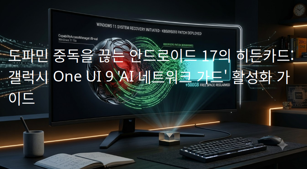 도파민 중독을 끊는 안드로이드 17의 히든카드: 갤럭시 One UI 9 'AI 네트워크 가드' 활성화 가이드