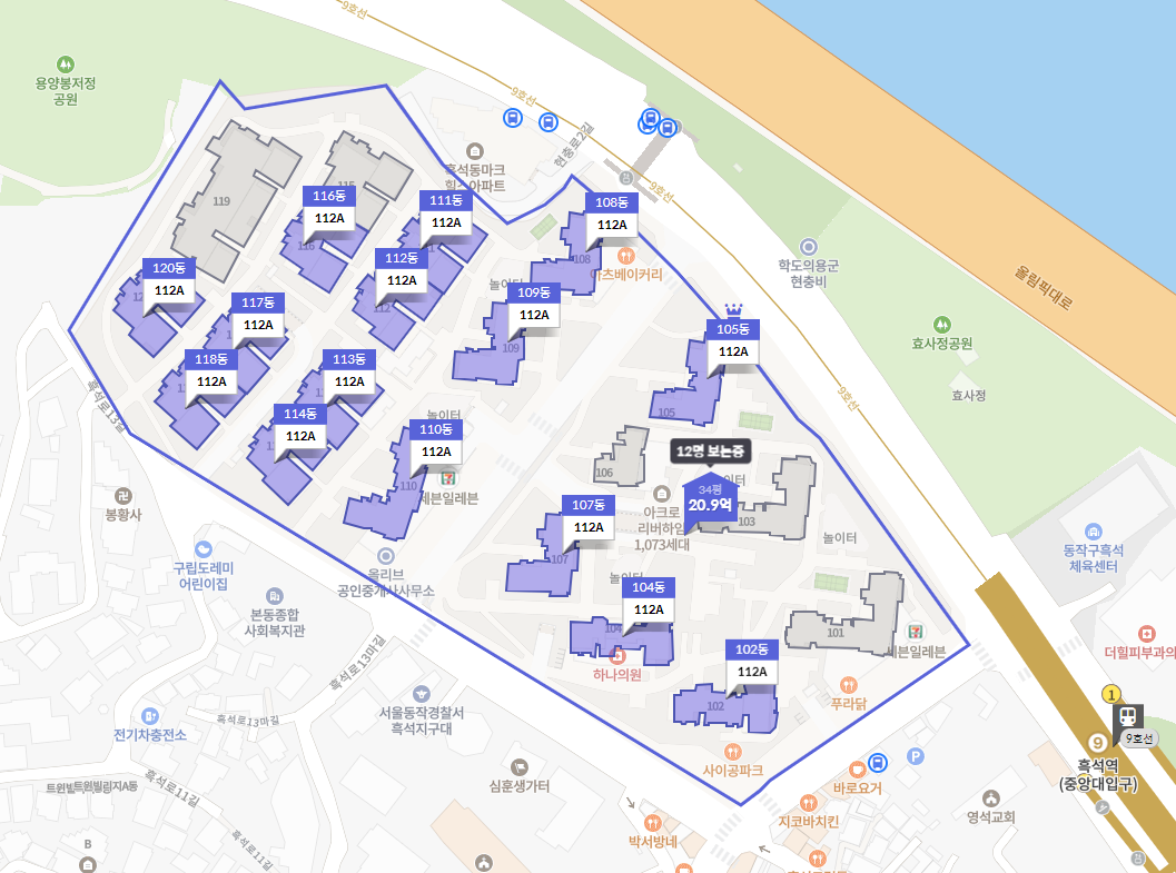 단지배치도
