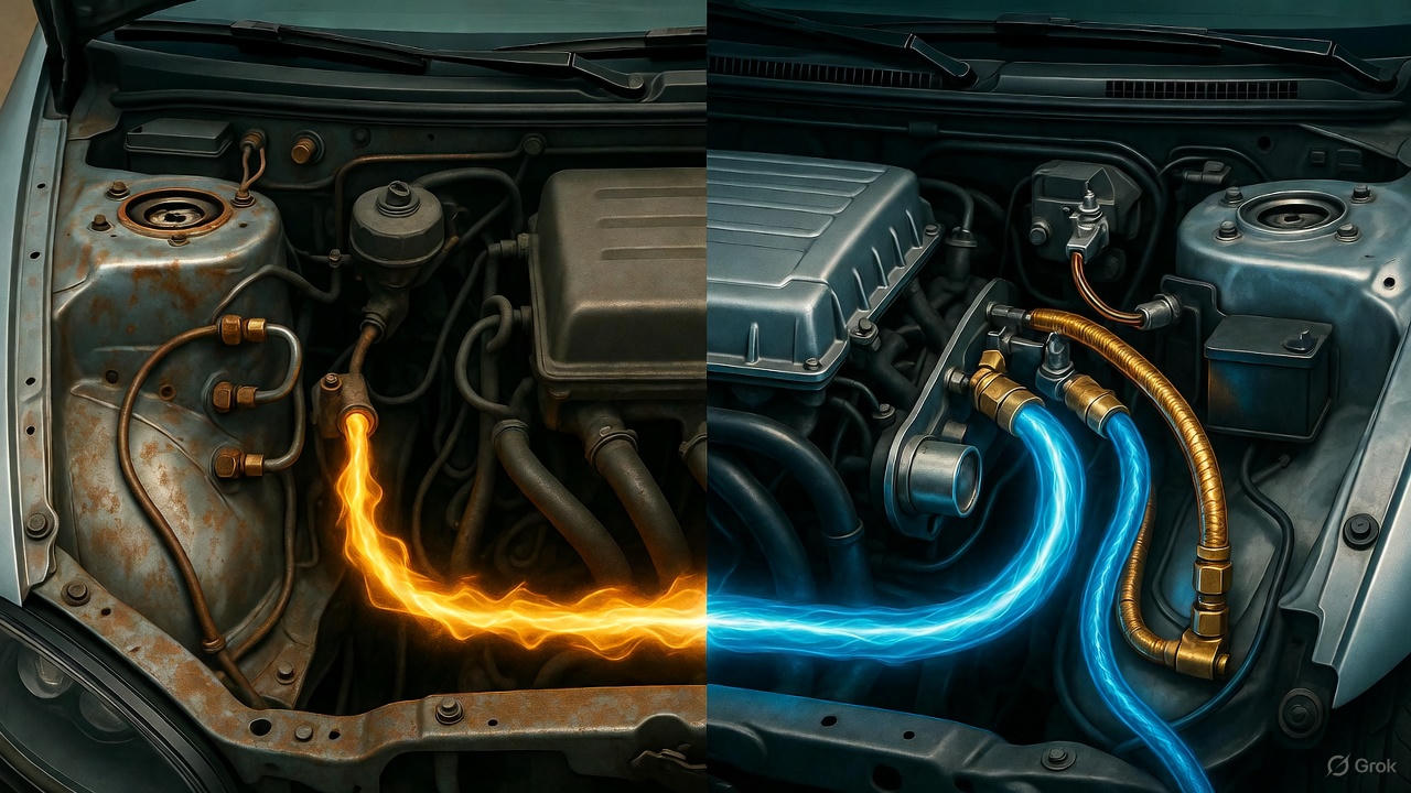 자동차 접지 관련 사진