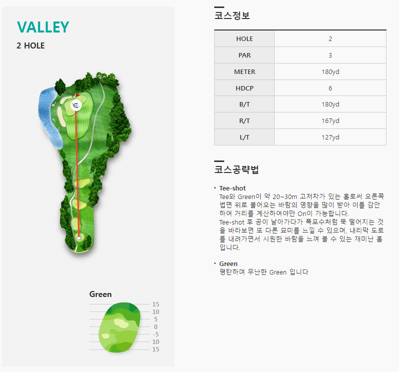 엘리시안강촌 컨트리클럽 밸리코스 2