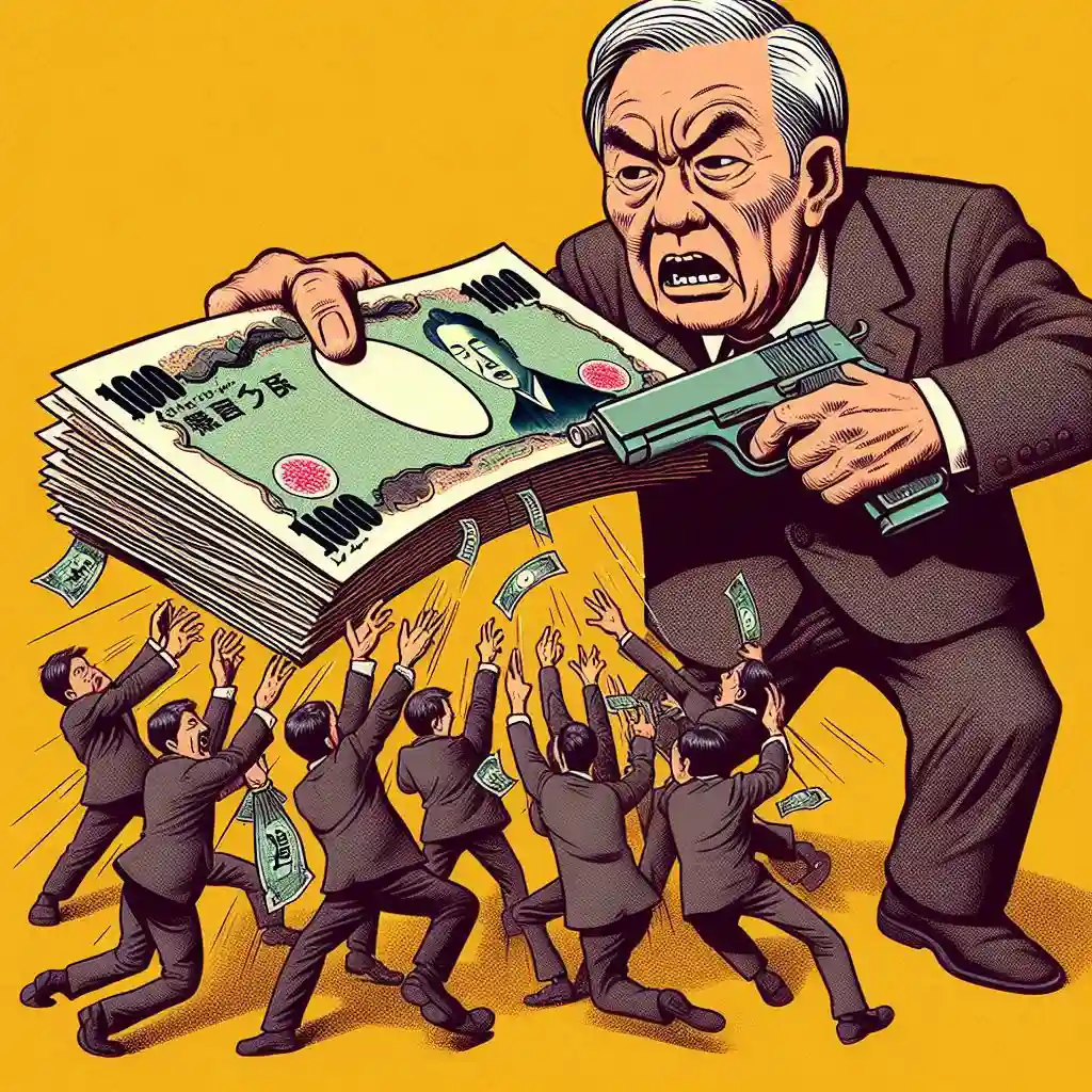 엔 캐리 트레이드 총든 노인