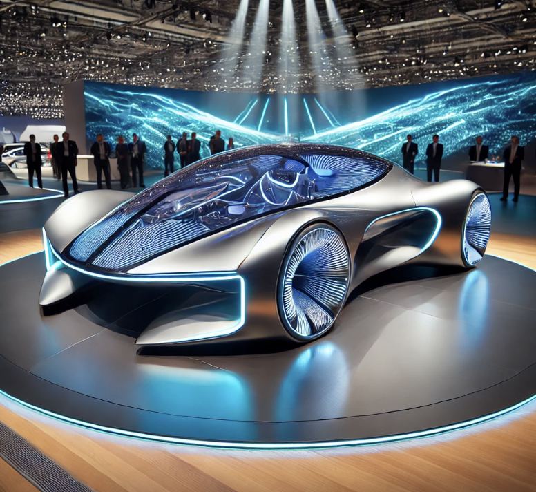 스포츠카의 미래 모습의 사진