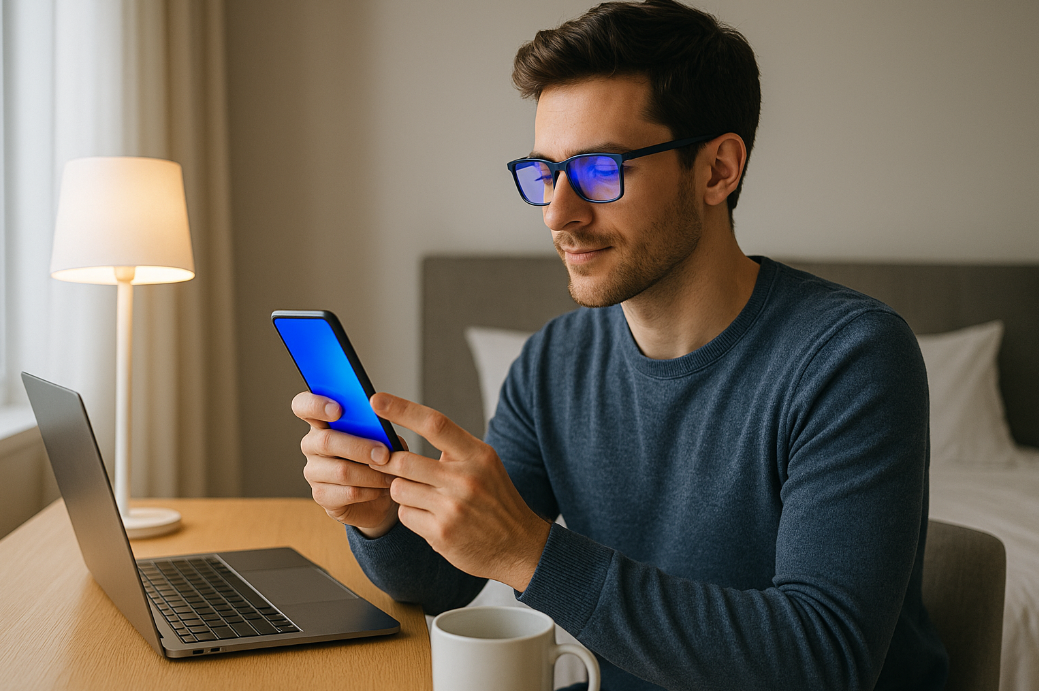 블루라이트 차단과 함께 시작하는 건강한 디지털 아침