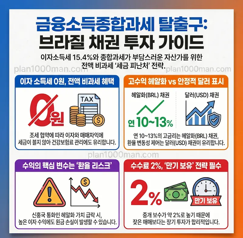 브라질 국채 소개 인포그래픽