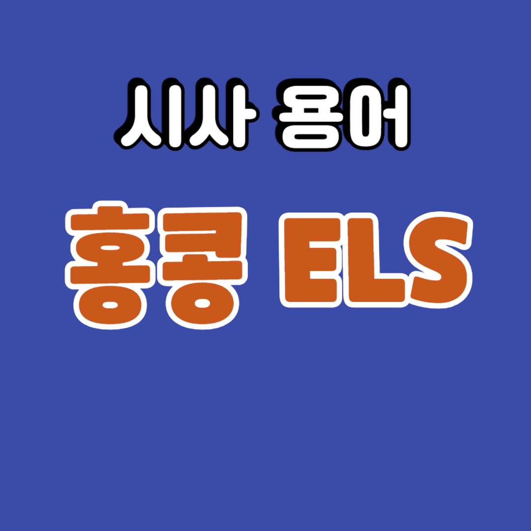 시사 용어 홍콩 ELS