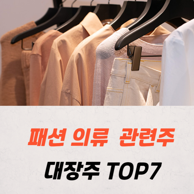 패션 의류 관련주 대장주 테마주 TOP6