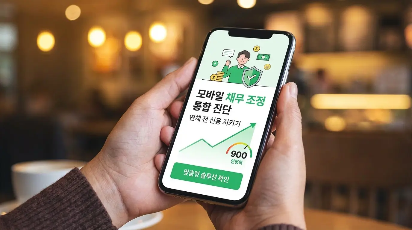 모바일 채무 조정 통합 진단 및 연체 전 신용 지키기