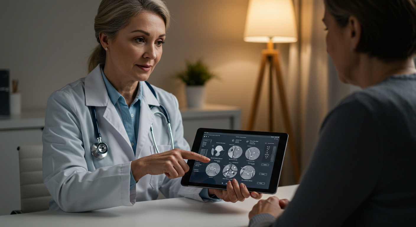 비정상 소견과 구분이 필요해 반드시 의사 상담이 필요해요