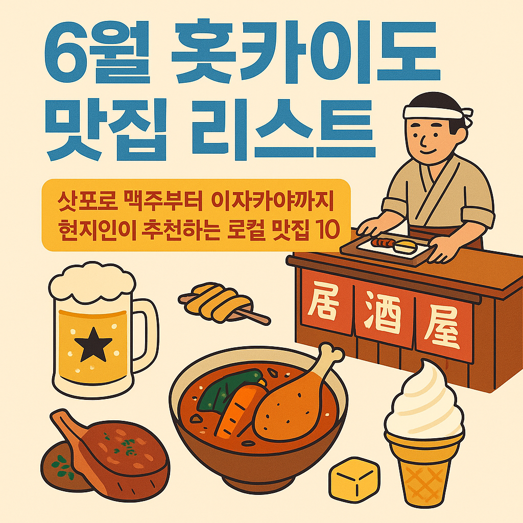 홋카이도 맛집 리스트
