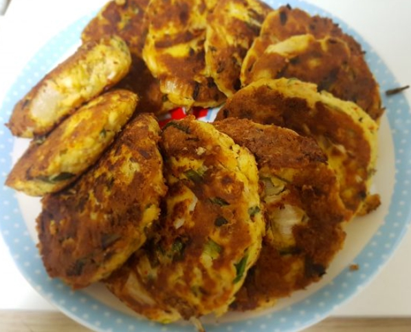 한국의 떡 종류 비지떡