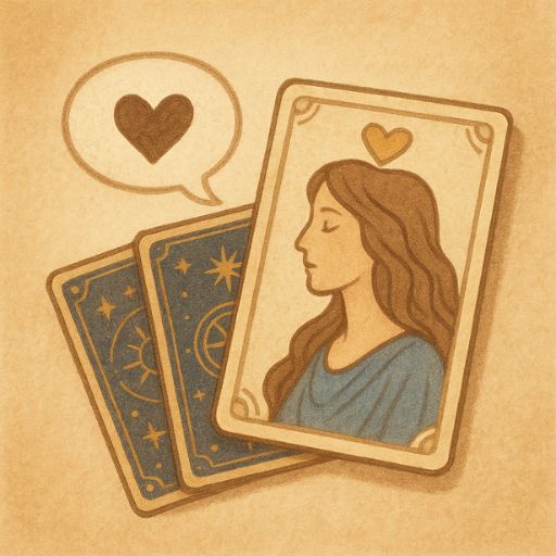 상대방 속마음을 읽는 타로 해석 관련 이미지