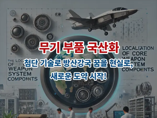 무기 부품 국산화: 첨단 기술로 방산강국 꿈을 현실로, 새로운 도약 시작!