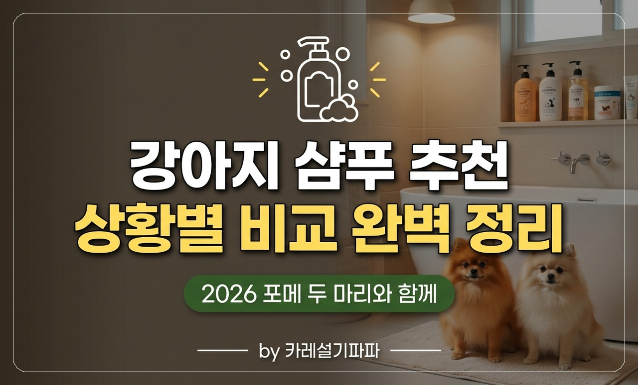 강아지 샴푸 추천 썸네일