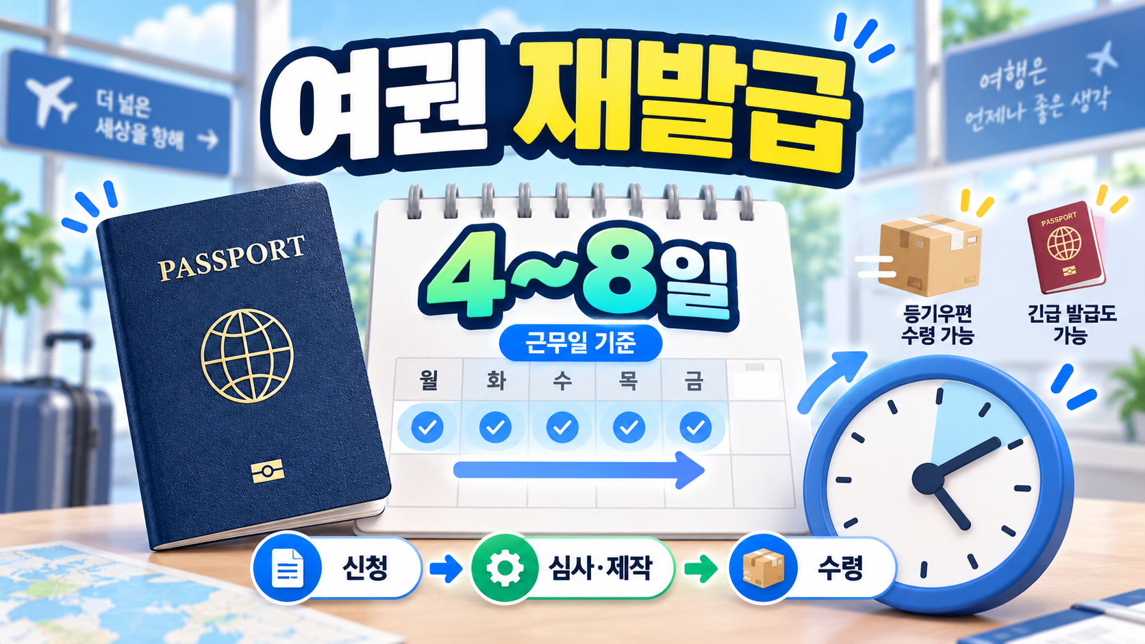 ⏱️ 여권 재발급 소요기간은 보통 얼마나 걸릴까?