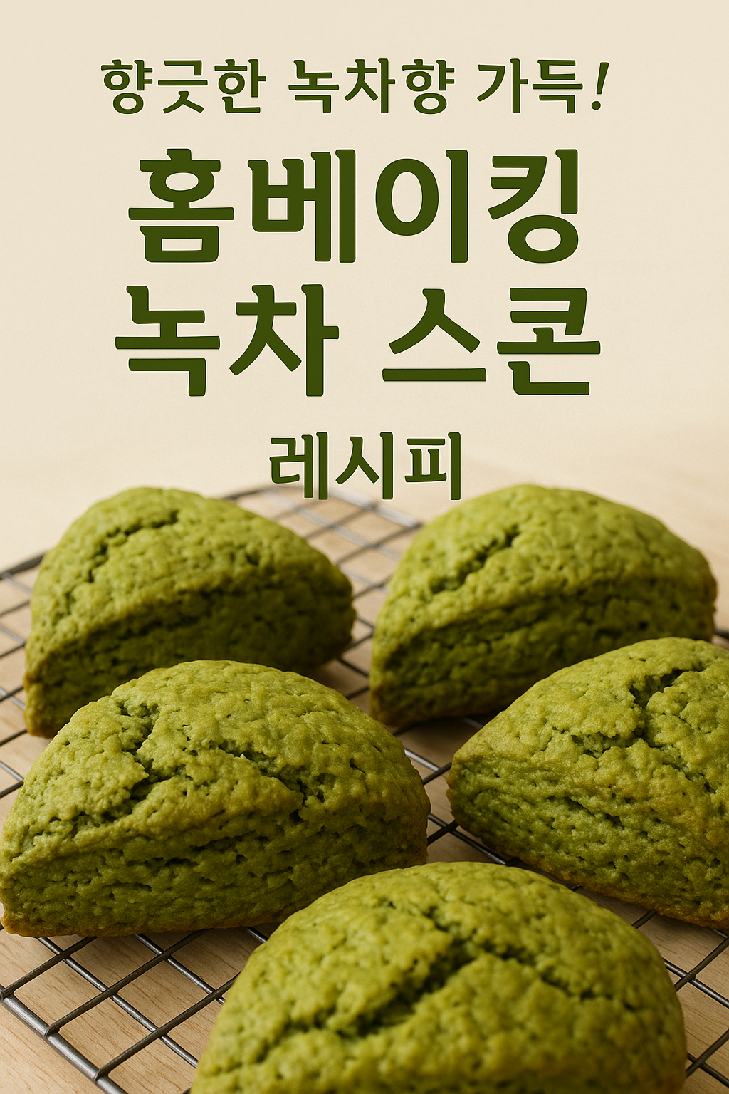 녹차 스콘 레시피