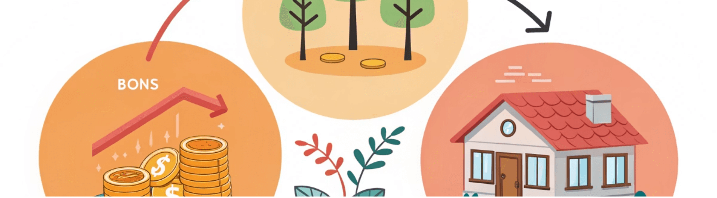 복리효과를 표현한 이미지