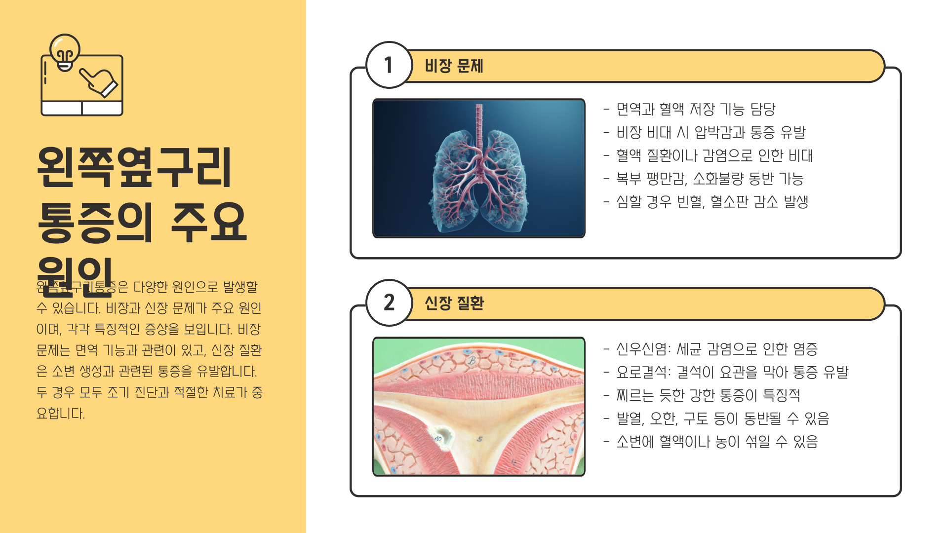왼쪽옆구리통증