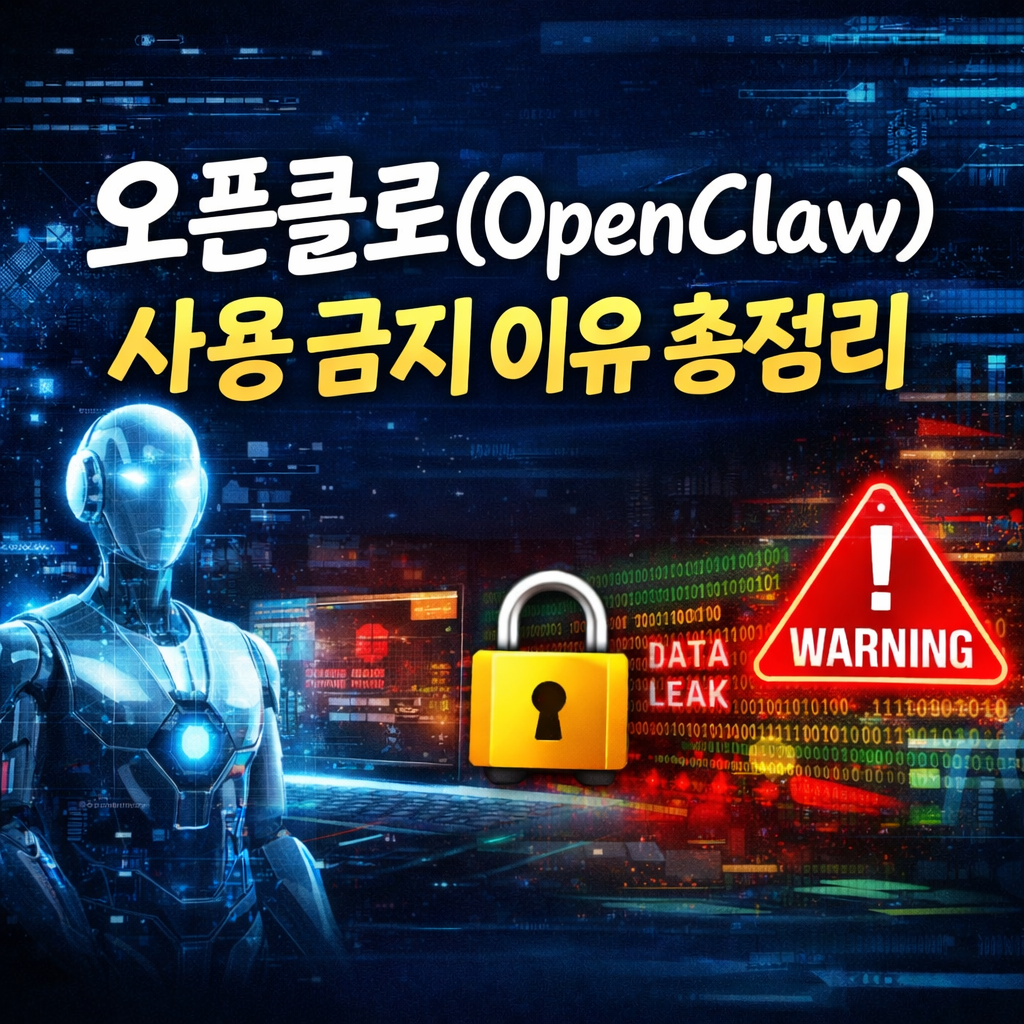 2026 오픈클로(OpenClaw) 사용 금지 이유 총정리 (보안 논란 핵심 분석)