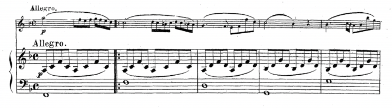 베토벤 봄 악보_인트로부분