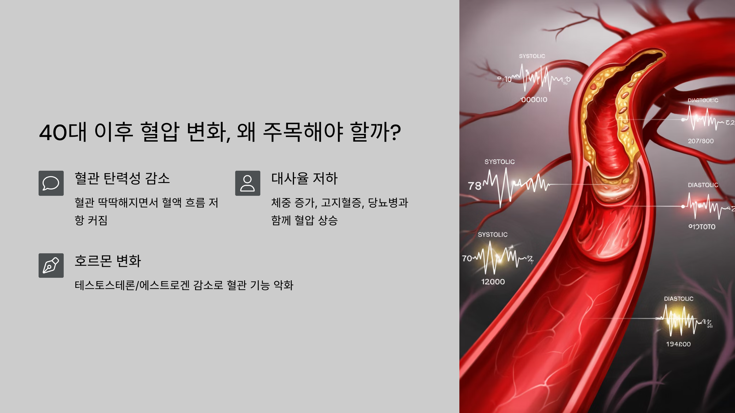 40대 이후 혈압 변화, 왜 주목해야 할까?